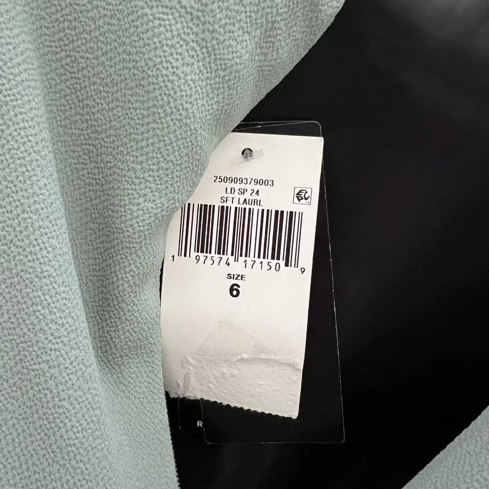 Lauren Ralph Lauren Women’s Belted Bubble Crepe Midi Dress Soft Laurel size: 6 - Picture 3 of 6